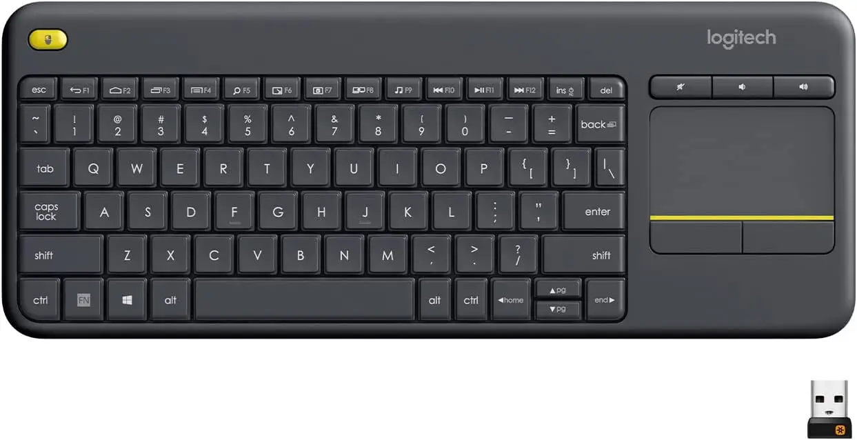 Logitech K400 Plus Wireless Touch TV Keyboard